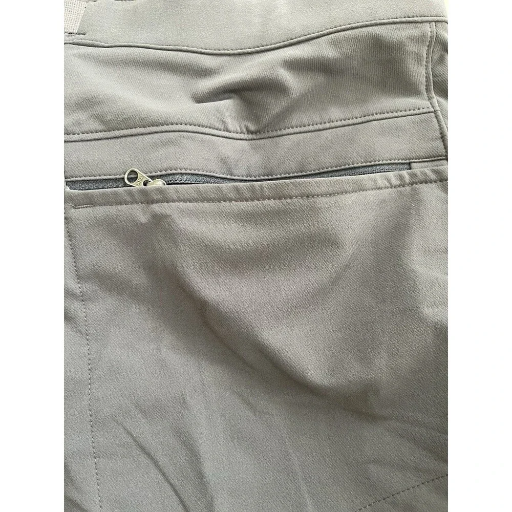 REI Co-op Men's Gray Track Pants 40W x 30L Semi-Fitted Zip Pocket Activated
